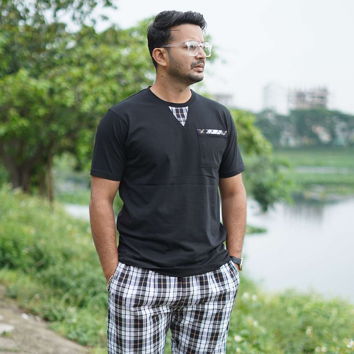 Men's Comfy Trouser & T-shirt Set | MFT5020