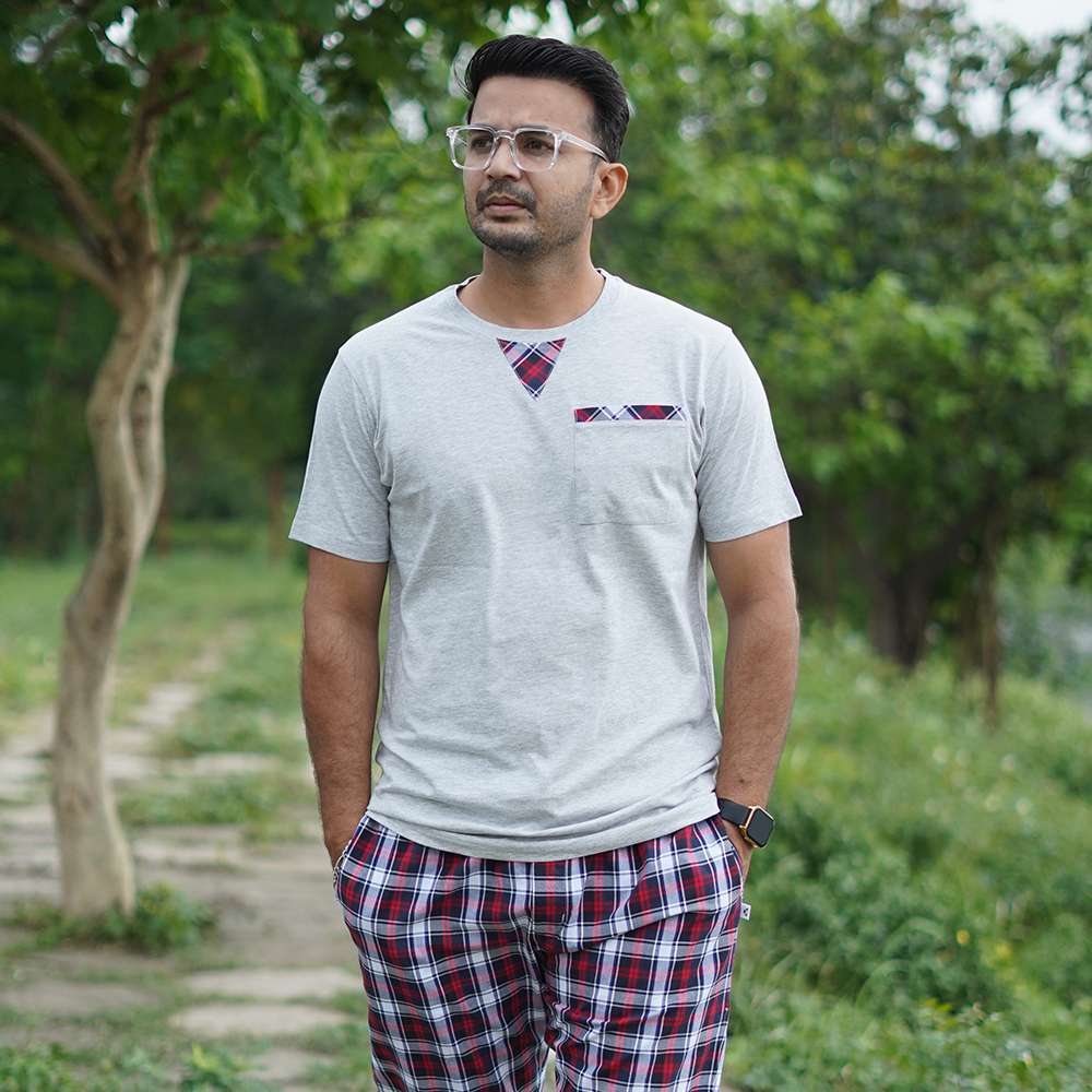 Men's Comfy Trouser & T-shirt Set | MFT5021