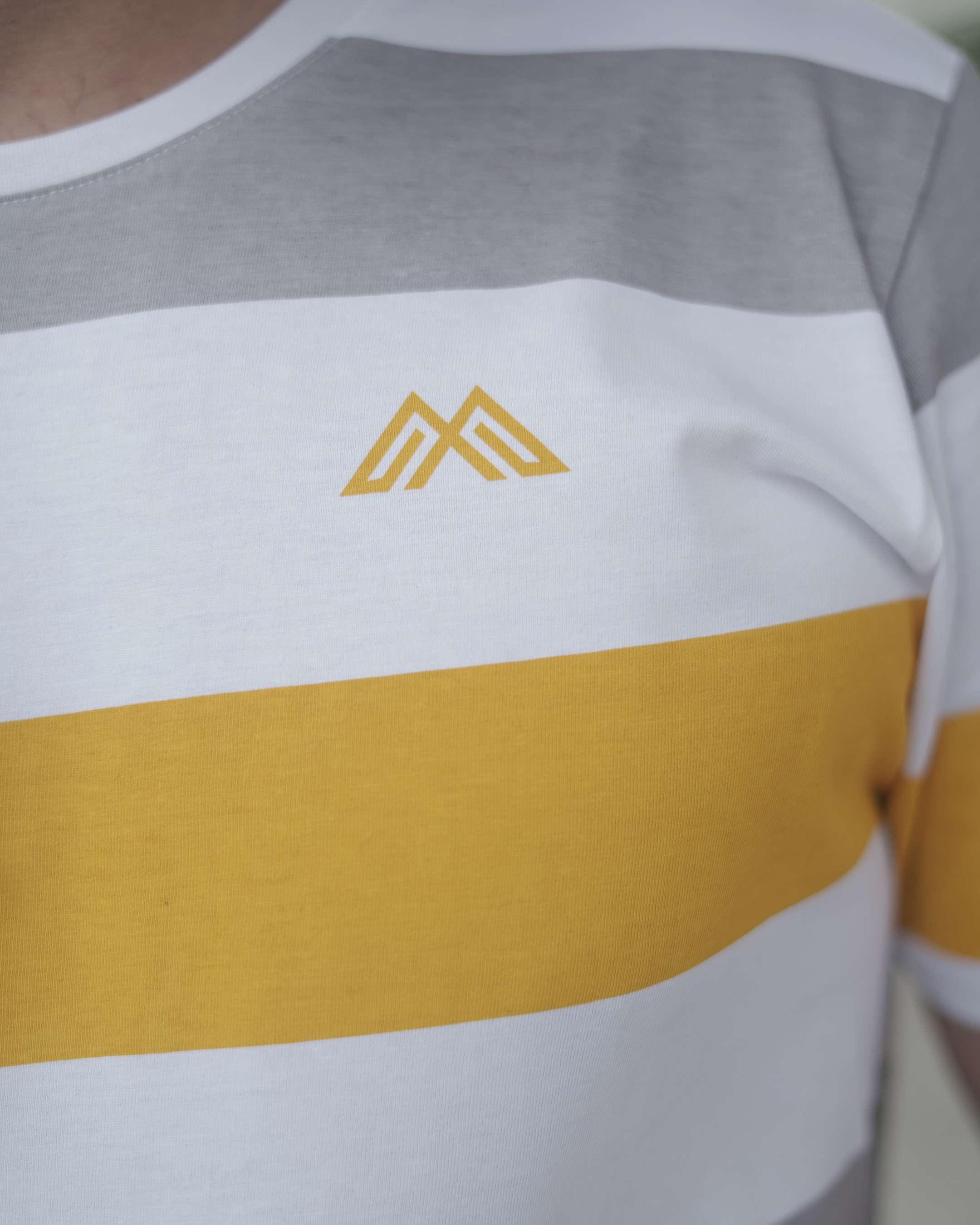 Men's Premium Striped Combed Cotton T-Shirt | MFT305