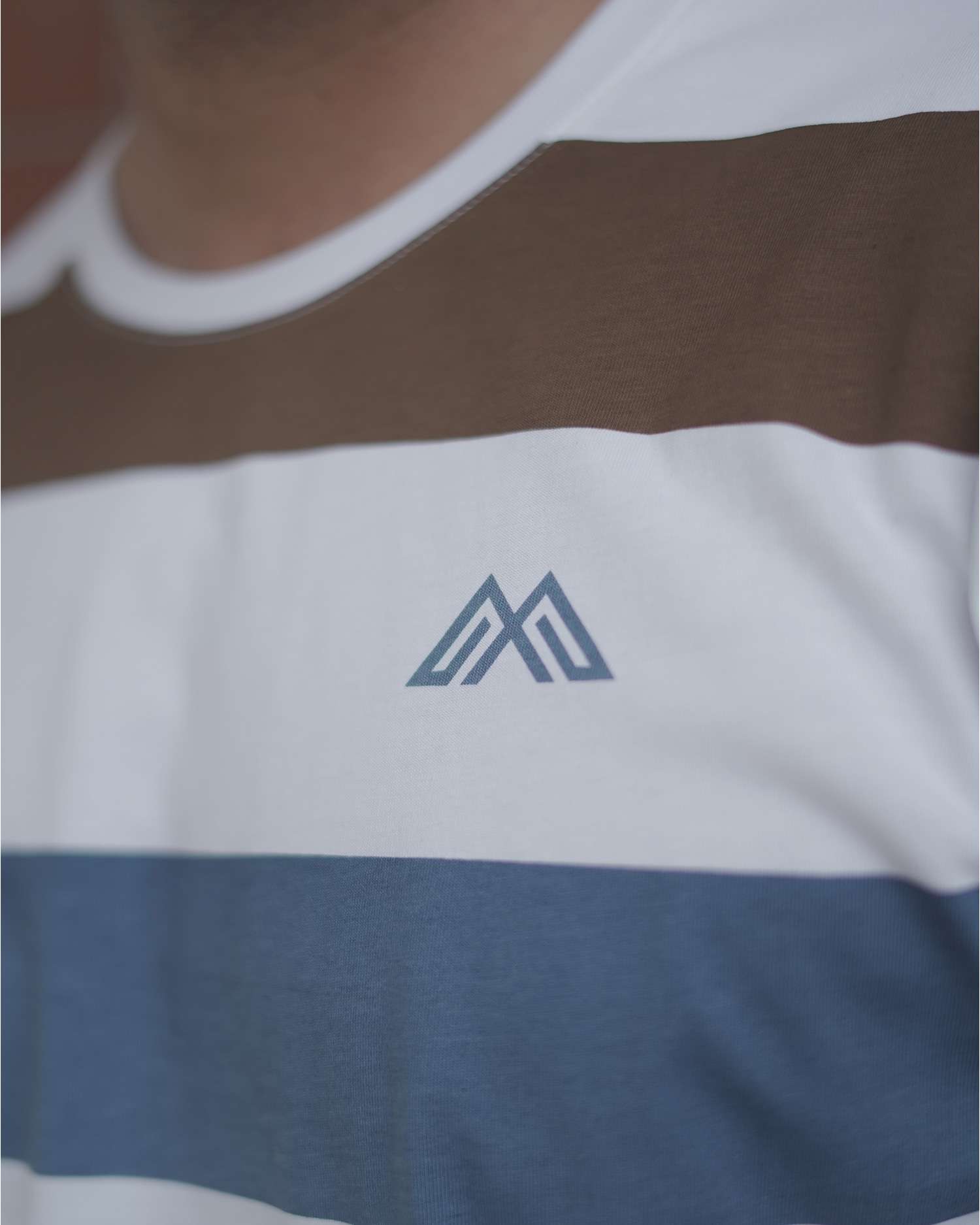 Men's Premium Striped Combed Cotton T-Shirt | MFT306