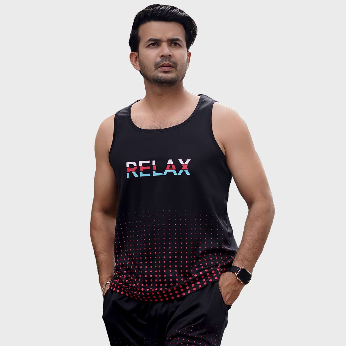 China Mesh Fabric Tank Top | MFT103