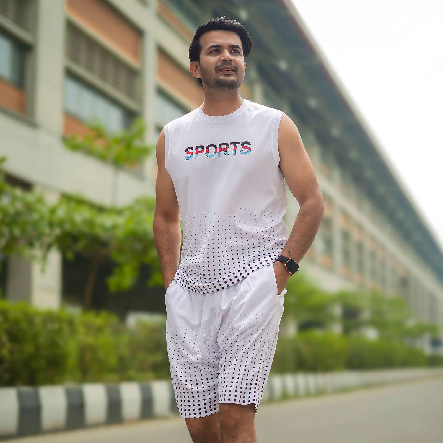 Mens Active Wear Set (Meggie T-shirt & Short) | MFT5009