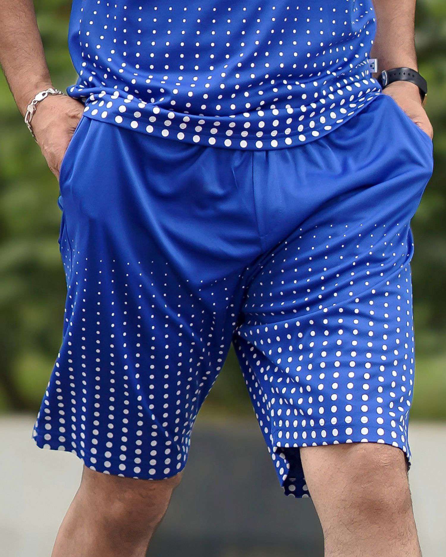 Mens Activewear Sports Shorts - Blue