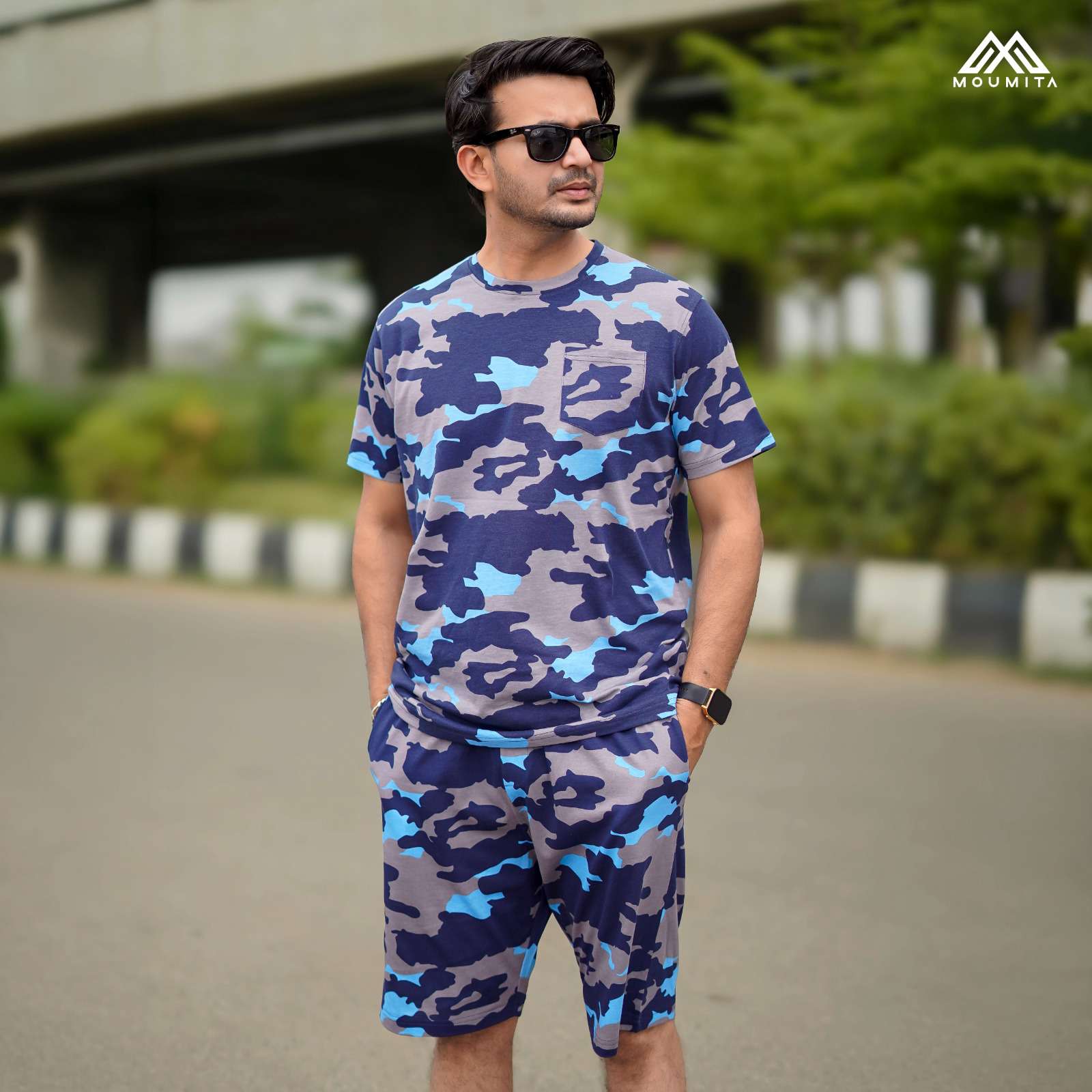 Camouflage Summer Co-ord Set (T-Shirt & Short) | MFT5013