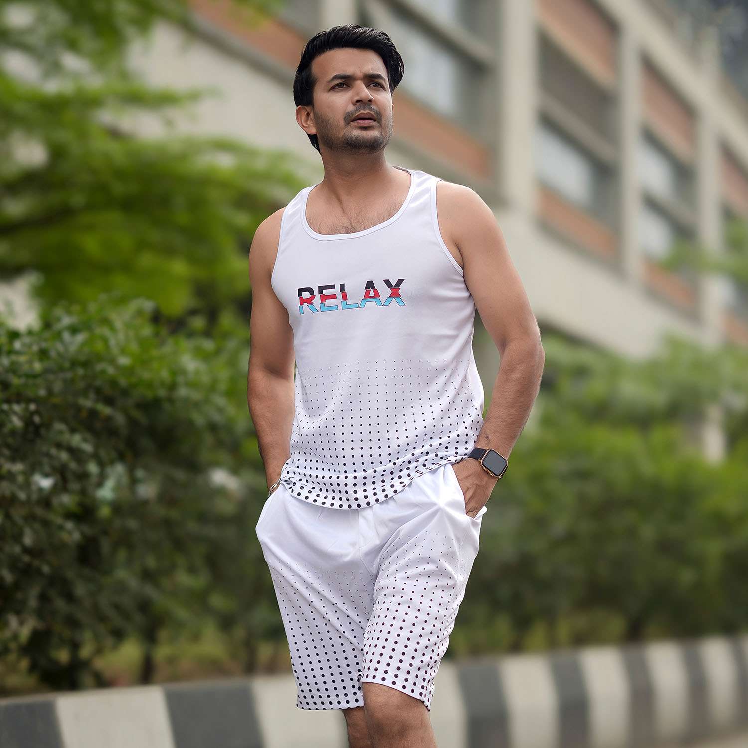 Mens Active Wear Set (Tanktop & Short) | MFT5005