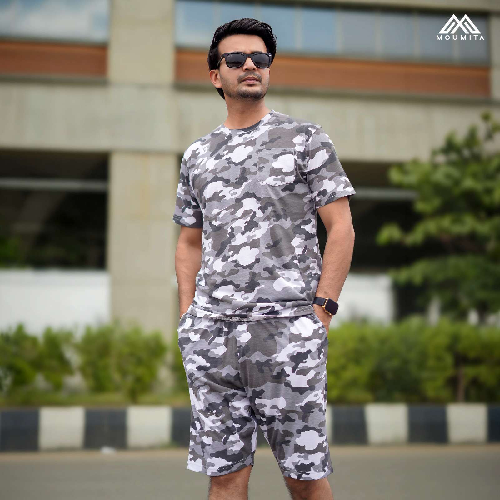 Camouflage Summer Co-ord Set (T-Shirt & Short) | MFT5014