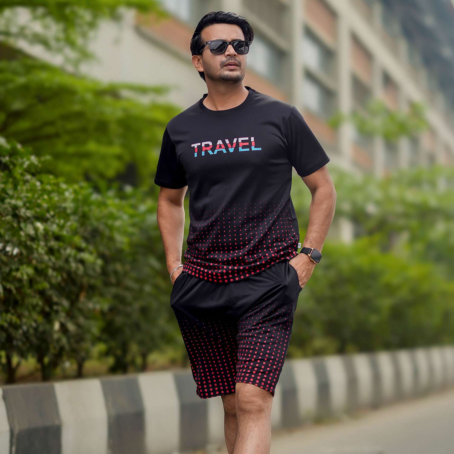 Mens Active Wear Set (T-Shirt & Short) | MFT5002