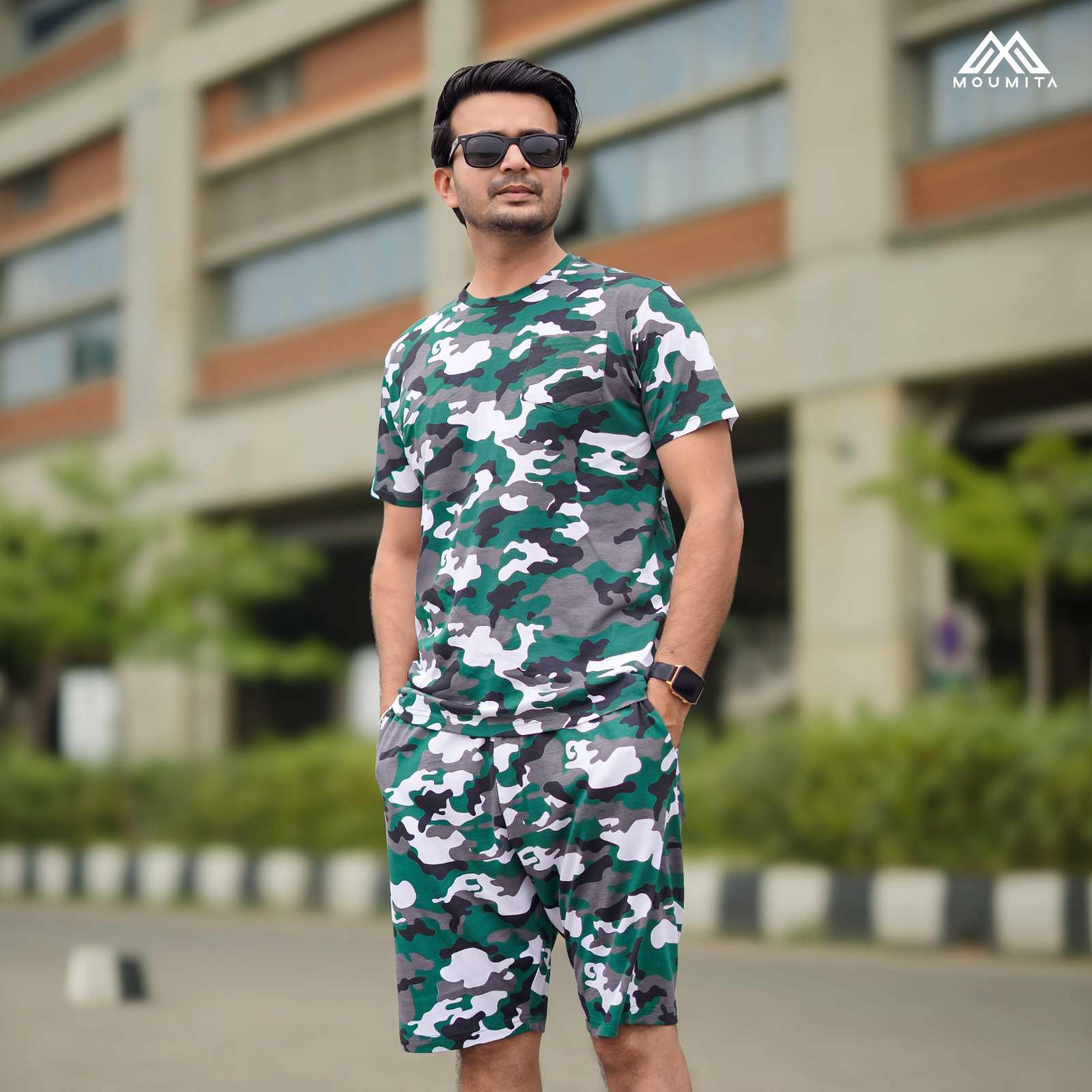 Camouflage Summer Co-ord Set (T-Shirt & Short) | MFT5015