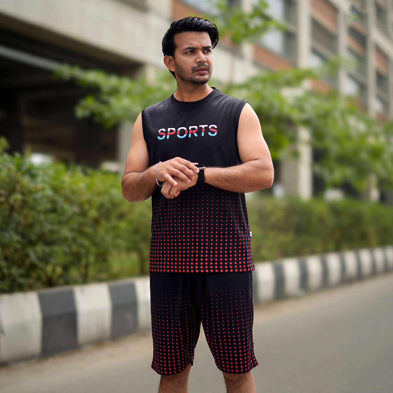 Mens Active Wear Set (Meggie T-shirt & Short) | MFT5010